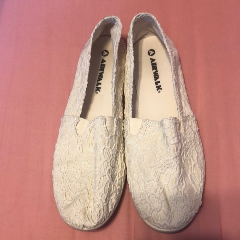White airwalks (worn once)
